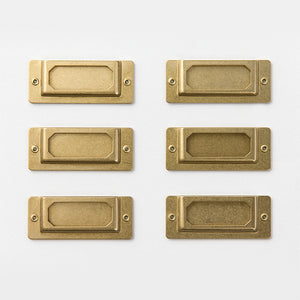 TRAVELER’S FACTORY Brass Label Plate (82022006)