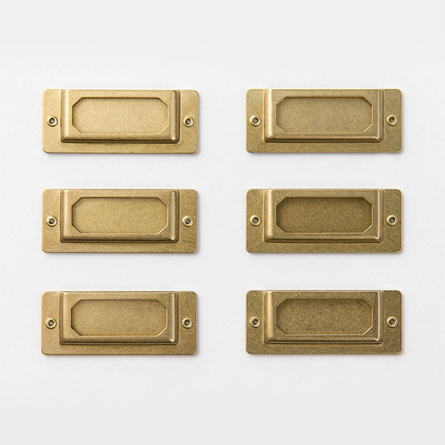 TRAVELER’S FACTORY Brass Label Plate (82022006)