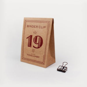 Tools to Liveby Binder Clips - Bronze - 19mm