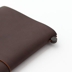 Traveler's Notebook Tea (Brown) - Regular Size - Leather Journal Notebook Kit