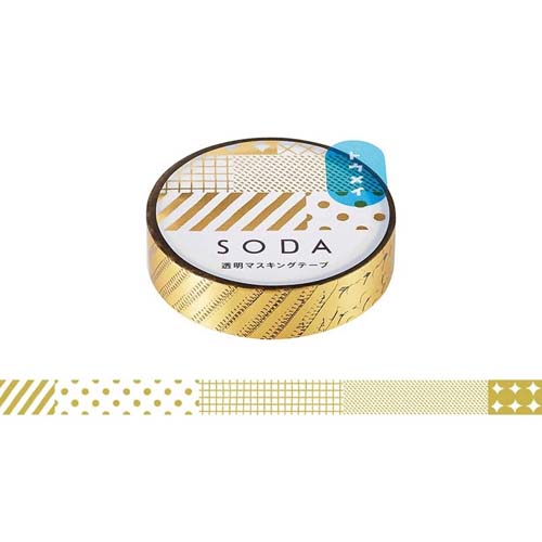 King Jim Soda Tape Clear Tape - CMTH10-001 Mix