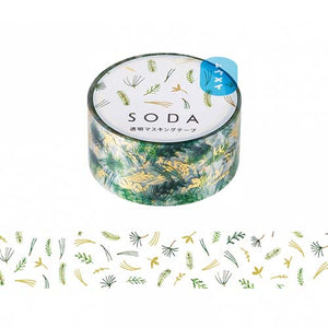King Jim Soda Die Cut Clear Tape - CMTH20-002 Green