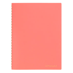 Maruman Septcouleur A6 Notebook - Spicy Coral Pink