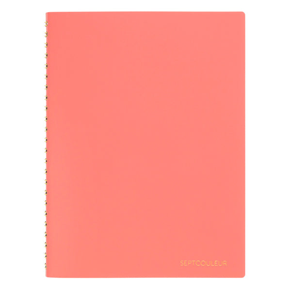 Maruman Septcouleur A5 Notebook - Spicy Coral Pink