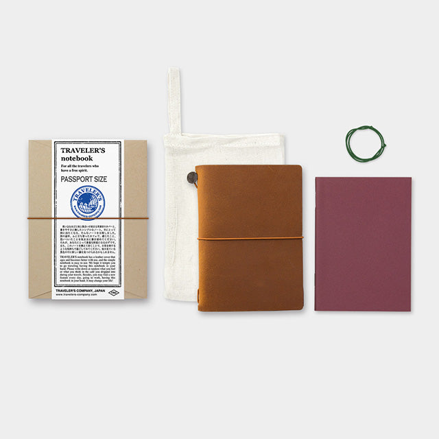 TRAVELER’S FACTORY Camel (15194006)Travelers Note Passport Size