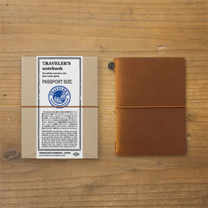 TRAVELER’S FACTORY Camel (15194006)Travelers Note Passport Size