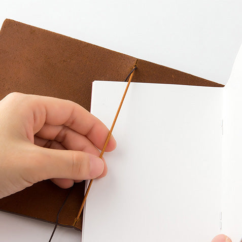 Traveler's Notebook Camel - Passport Size - Leather Journal Notebook Kit