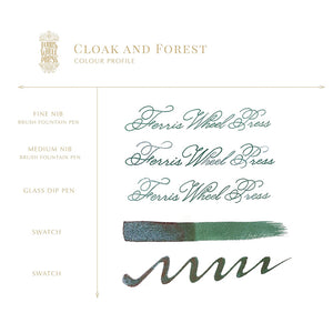 Ferris Wheel Press FerriTales - Once Upon A Time -  Fountain Pen Ink 20ml - Cloak and Forest