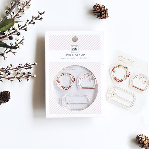MU Print Stamp Set For Acrylic Blocks - Icon Stamp  Ltd Edition Christmas - 002