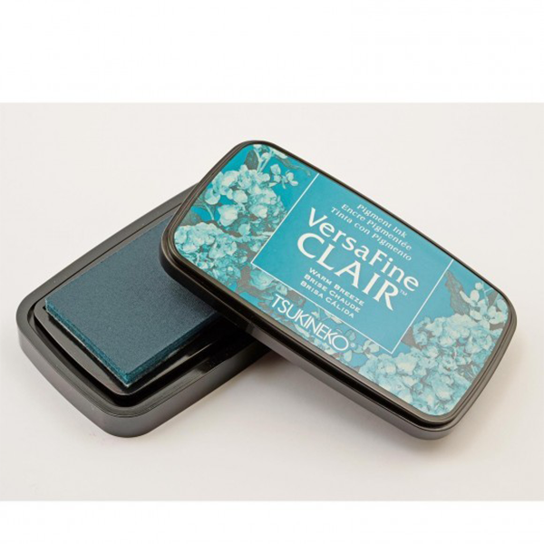 TSUKINEKO - Cool Blue Warm Breeze (603) Quick-drying Oil-based Pigment Stamp Pad