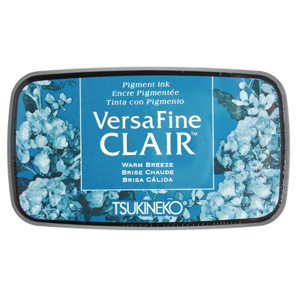 TSUKINEKO - Cool Blue Warm Breeze (603) Quick-drying Oil-based Pigment Stamp Pad