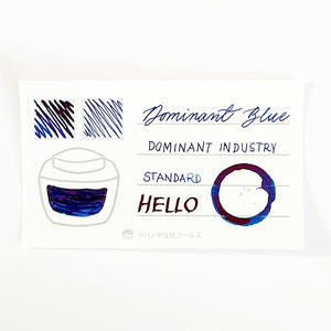 Dominant Industry Fountain Pen Ink - Standard - 104 Dominant Blue
