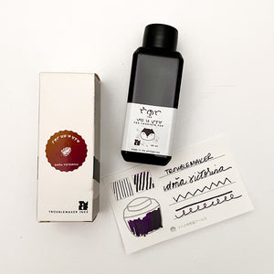 Troublemaker Sheening Fountain Pen Ink 60ml Bottle - Doña Victorina