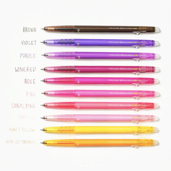 Pilot FriXion Gel Pen Ball Slim - 0.38 mm
