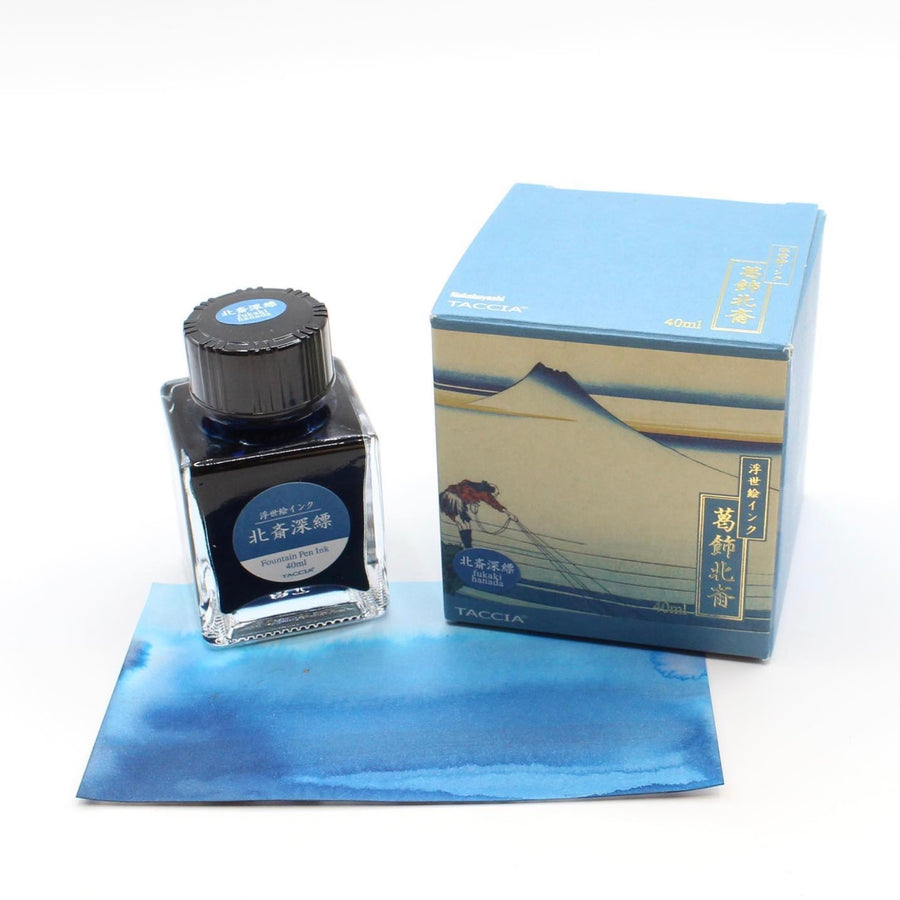 TACCIA Ukiyo-e Fountain Pen Ink - Hokusai Fukakihanada TFPI-WD42-4