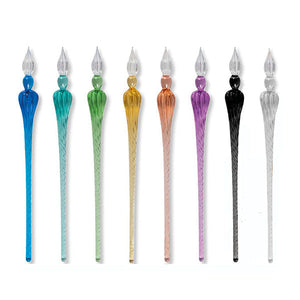 J Herbin Glass Dip Pen - Turquoise