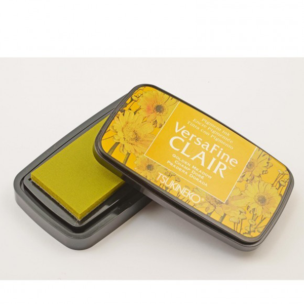 TSUKINEKO Versa Fine Claire Ink Pad - Golden Meadow (951) Quick-drying Oil-based Pigment Stamp Pad