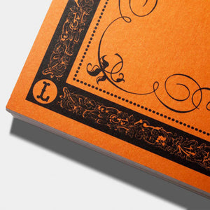 Tools to Liveby Calligraphy Practice Notebook (Orange - Handwriting)