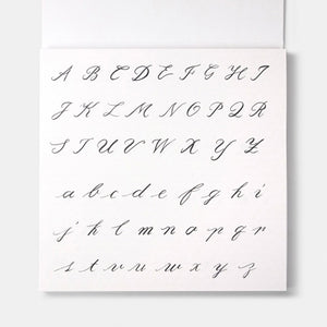 Tools to Liveby Calligraphy Practice Notebook (Orange - Handwriting)