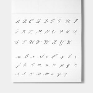 Tools to Liveby Calligraphy Practice Notebook (Orange - Handwriting)