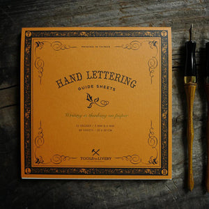 Tools to Liveby Calligraphy Practice Notebook (Orange - Handwriting)