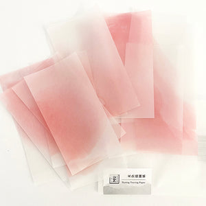 MU Print Dyed Look Tracing Papers - DTP 006 - Spring Pollen Pink