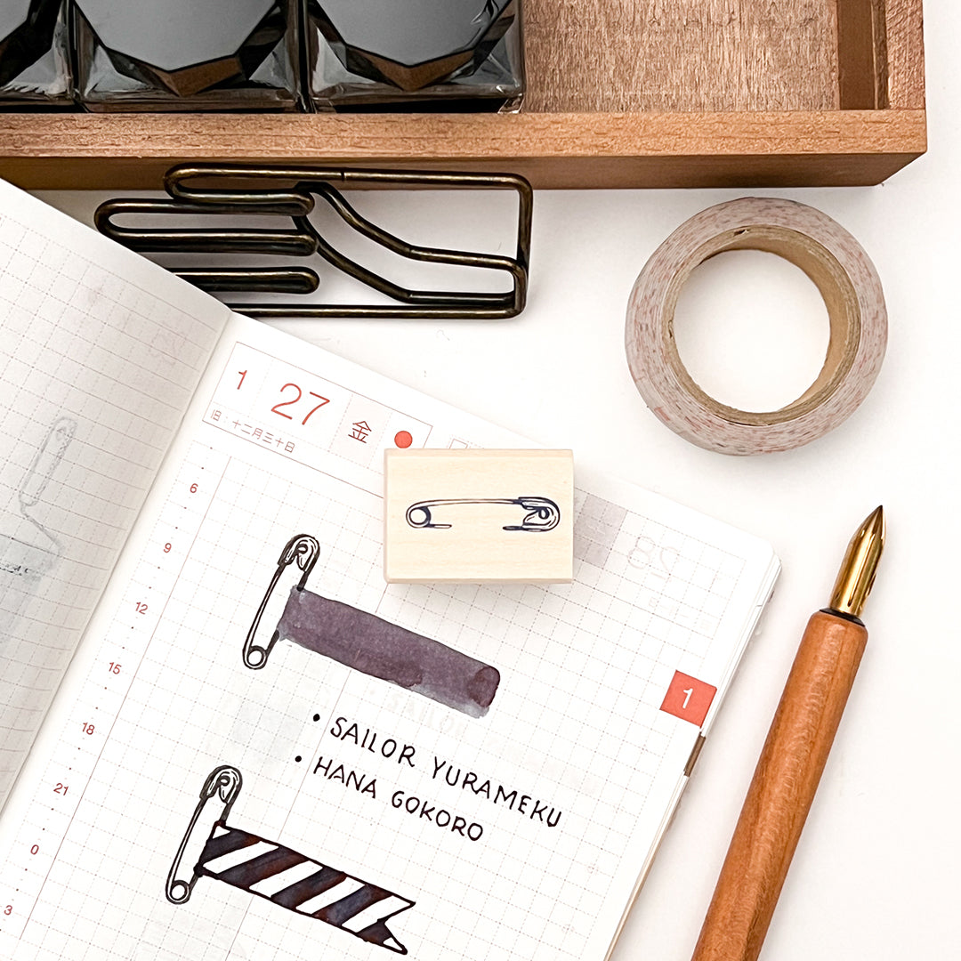 Beverly Rubber Stamp - Tools - Safety Pin