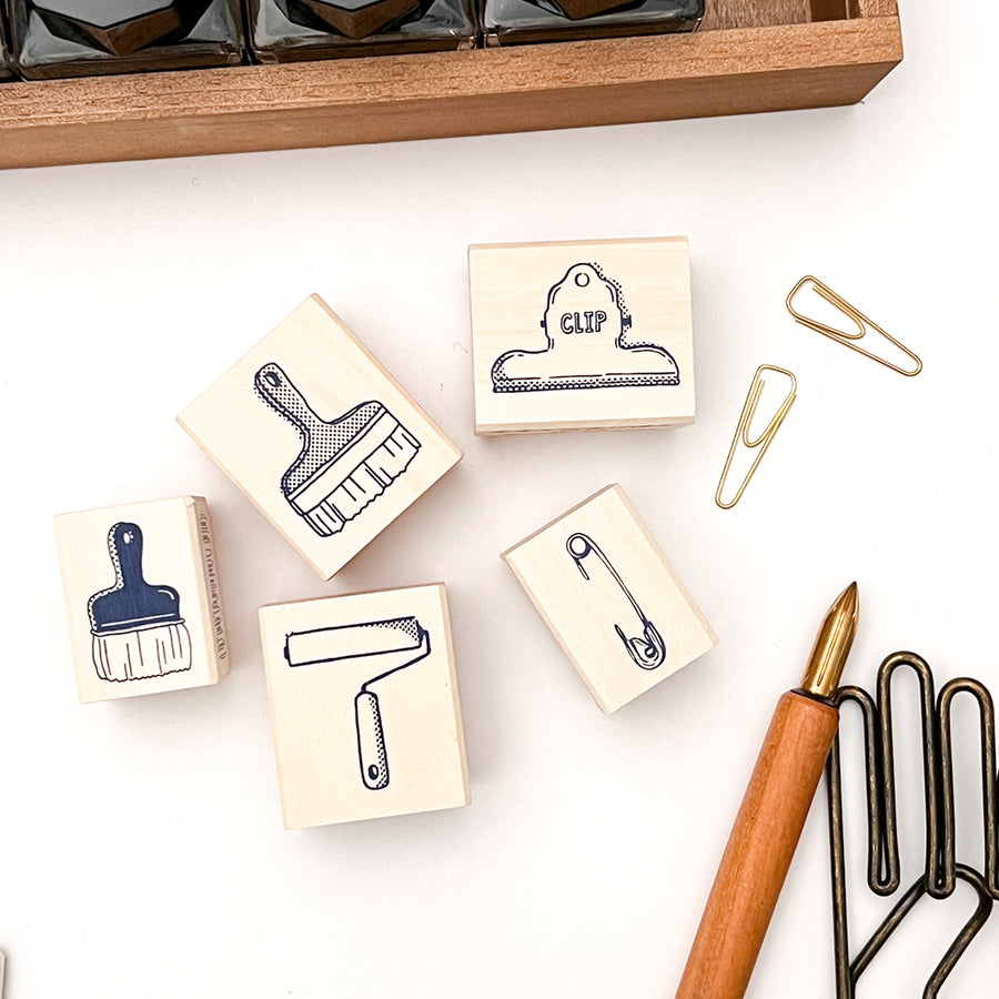 Beverly Rubber Stamp - Tools - Safety Pin