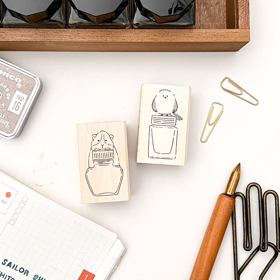 Beverly Rubber Stamp - Animal Friends - Guinea Pig