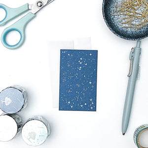 Knoten Letterpress Mini Notecard w/ Envelope - Constellations
