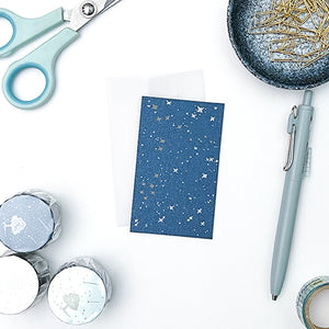 Knoten Letterpress Mini Notecard w/ Envelope - Constellations