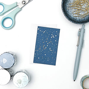 Knoten Letterpress Mini Notecard w/ Envelope - Constellations