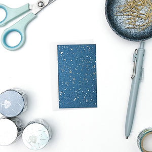 Knoten Letterpress Mini Notecard w/ Envelope - Constellations