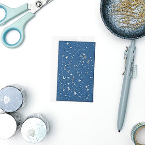 Knoten Letterpress Mini Notecard w/ Envelope - Constellations