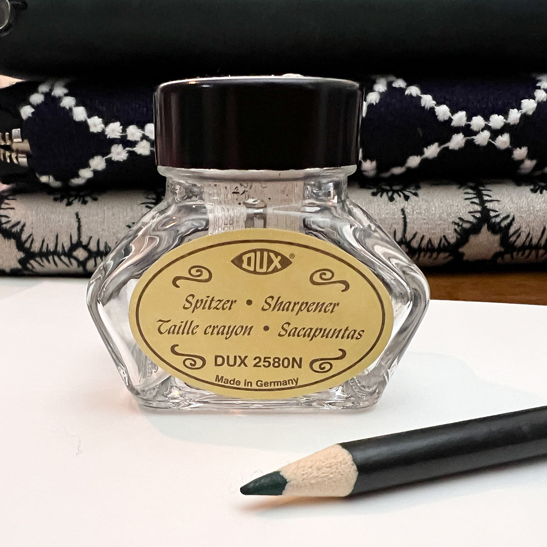 Dux Glass 'Inkwell Style' Pencil Sharpener