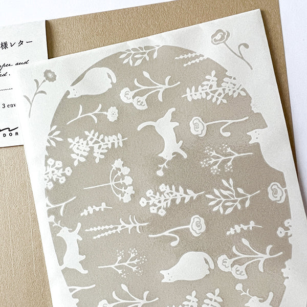 Midori Letter Set - 502 Watermark Cat