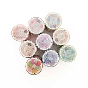 Mizutama Sticker Roll Masking Sticker Dots - Milk Sugar 873