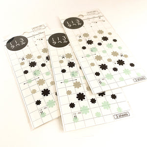 Hisago Iro Planner Stickers - ML066 Flowers (Wise)