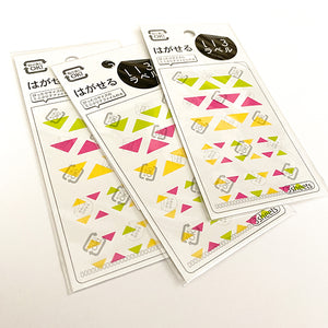Hisago Iro Planner Stickers - ML089 Triangles (Happy)