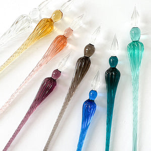 J Herbin Glass Dip Pen - Blue