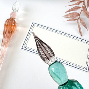 J Herbin Glass Dip Pen - Turquoise