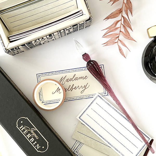 J Herbin Glass Dip Pen - Violet