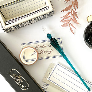 J Herbin Glass Dip Pen - Emerald