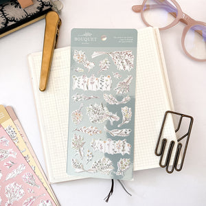 Mind Wave Bouquet Washi Sticker - 81490 Mint