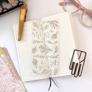 Mind Wave Bouquet Washi Sticker - 81490 Mint