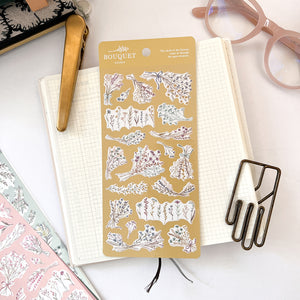 Mind Wave Bouquet Washi Sticker - 81489 Multi