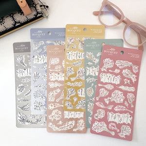 Mind Wave Bouquet Washi Sticker - 81489 Multi