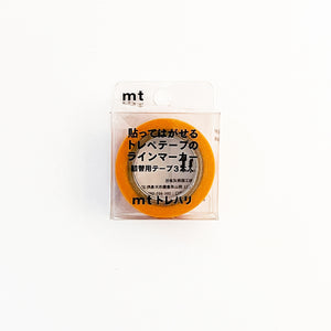 mt Trehari Washi Tape Cutter REFILL TAPE - Set A Orange Gray Pink