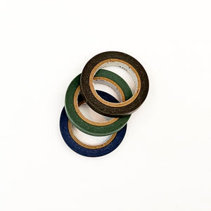 mt Trehari Washi Tape Cutter REFILL TAPE - Set B Blue Green Sepia