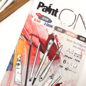 Clairefontaine A4 Paint On Variety Paper Pad